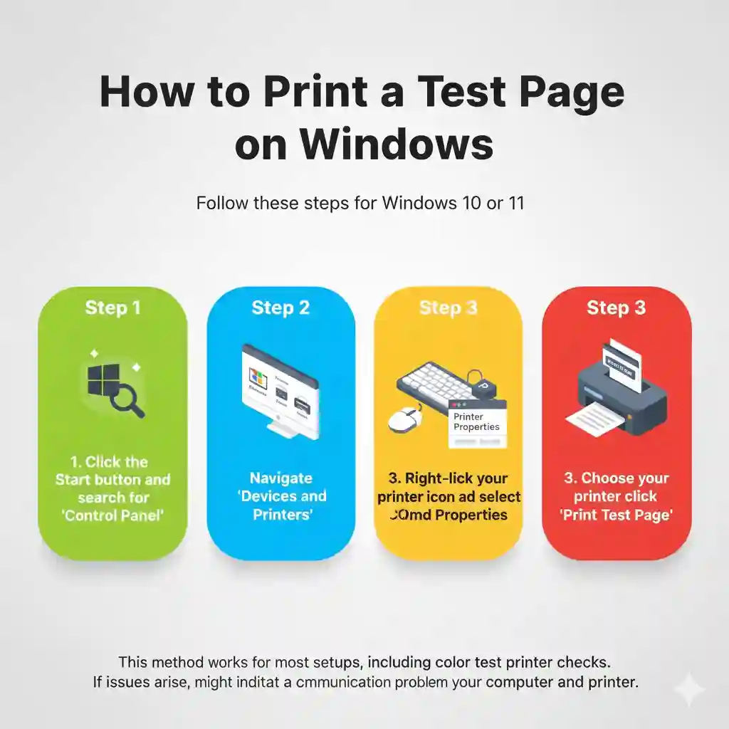 How to Print a Test Page on Windows