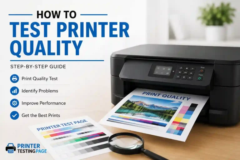Canon Printer Test Page