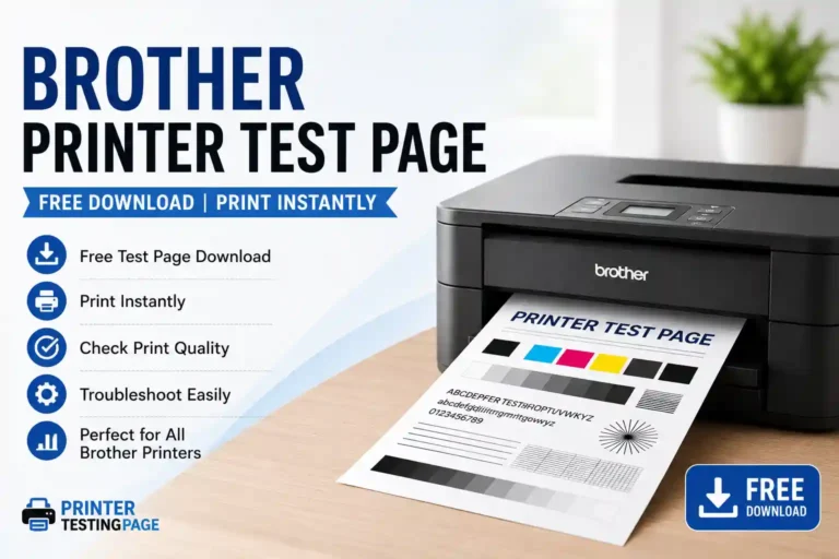 Brother Printer Test Page