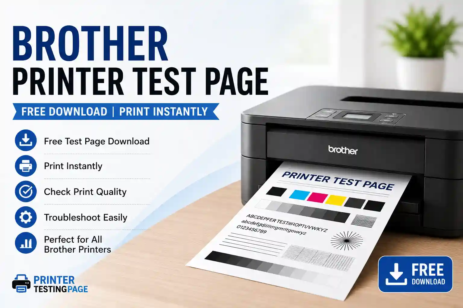 Brother Printer Test Page – Free Download | Print Instantly - Printer ...